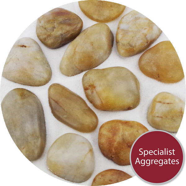 Chinese Pebbles - Polished Golden Amber